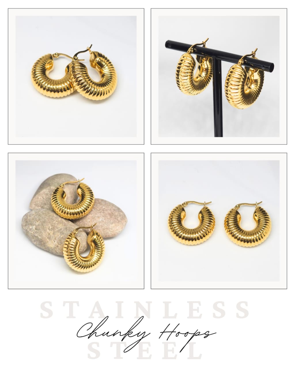 Chunky hoops 34mm
