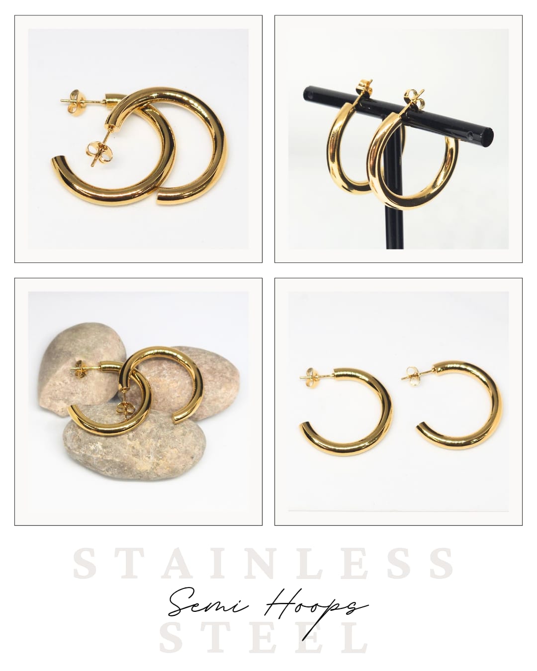Semi hoops 30mm