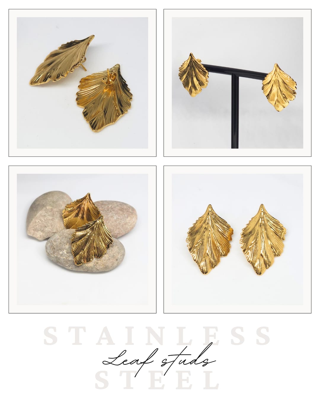 Leaf studs 24mm