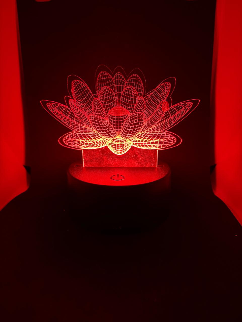 Perspex 3D night lamp