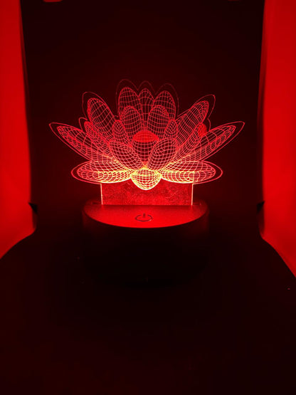 Perspex 3D night lamp